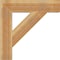 Ekena Millwork Traditional Block Rough Sawn Bracket, Western Red Cedar, 6"W x 30"D x 30"H BKT06X30X30TRA05RWR - alternate 3